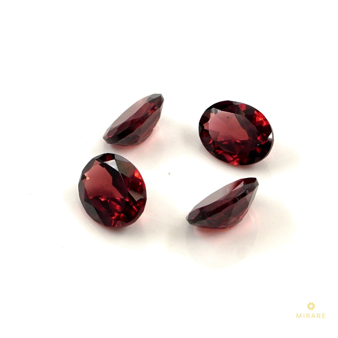 Natural Mozambique Garnet Calibrated Ovals | 7x9mm & 8x10mm
