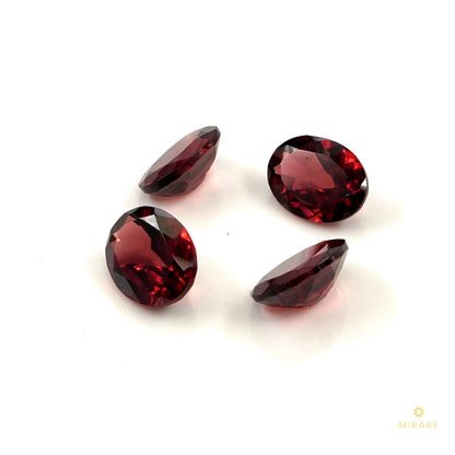 Natural Mozambique Garnet Calibrated Ovals | 7x9mm & 8x10mm