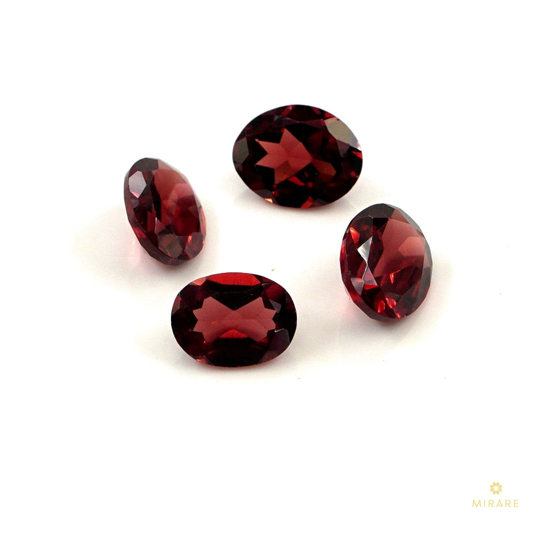 Natural Mozambique Garnet Calibrated Ovals | 7x9mm & 8x10mm