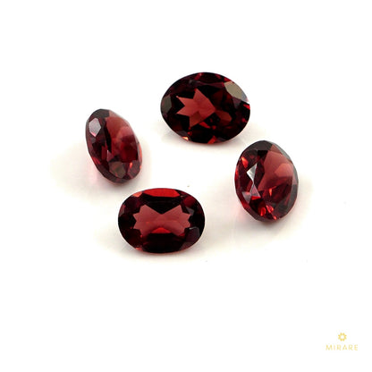 Natural Mozambique Garnet Calibrated Ovals | 7x9mm & 8x10mm
