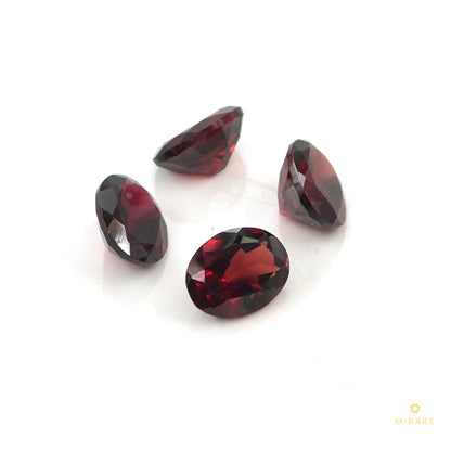 Natural Mozambique Garnet Calibrated Ovals | 5x7mm & 6x8mm