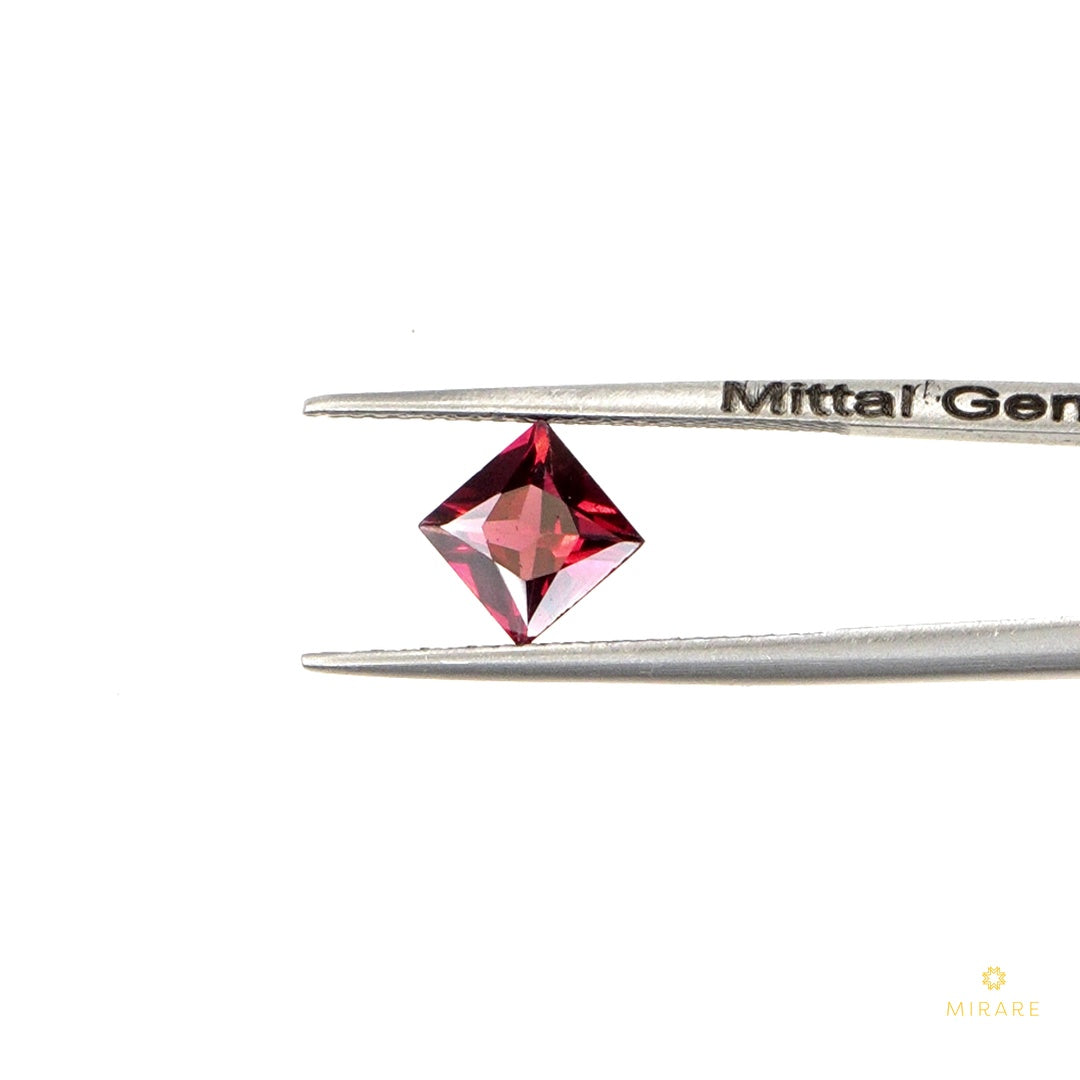 Natural Mozambique Garnet Calibrated Squares | 8mm & 9mm