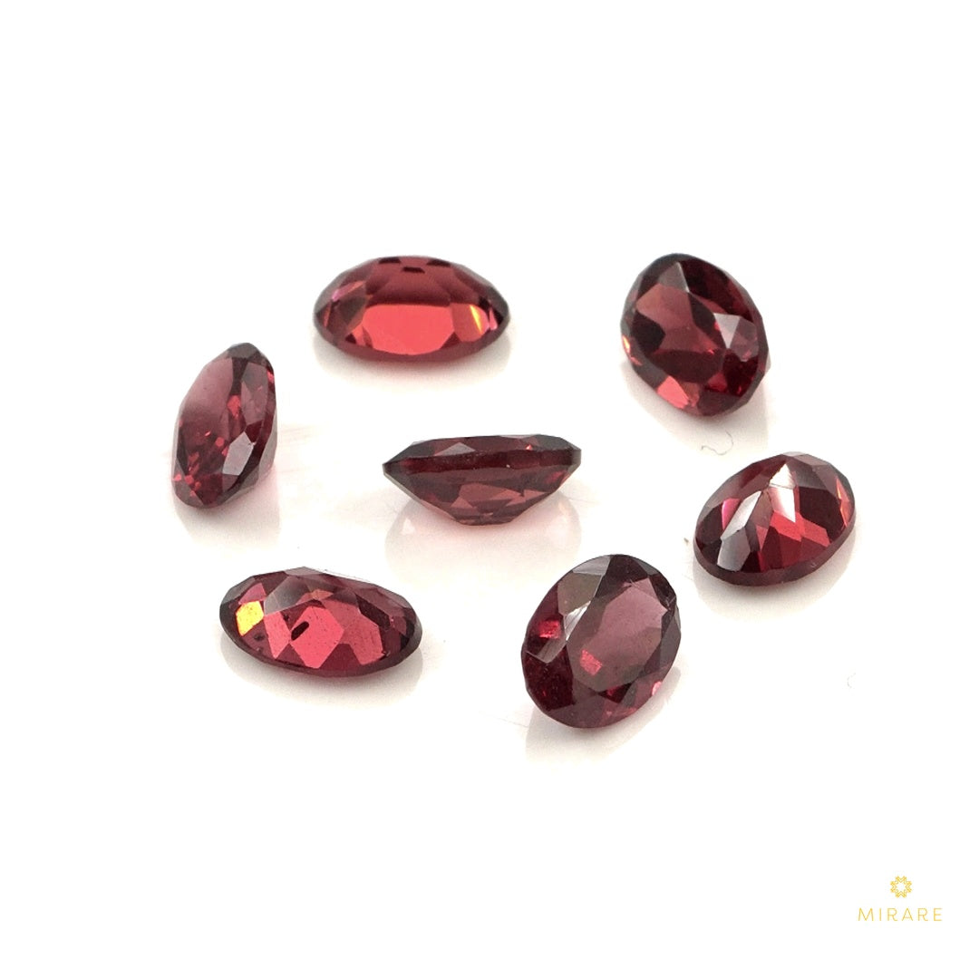 Natural Mozambique Garnet Calibrated Ovals | 3x5mm & 4x6mm