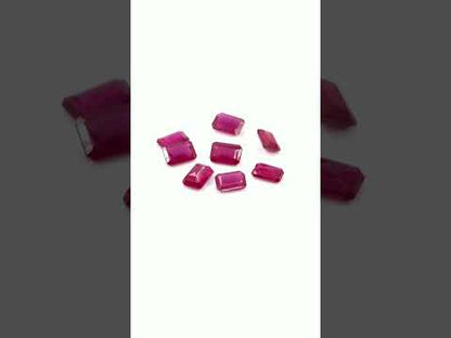 Natural Bangkok Ruby Calibrated Octagons | 3x5mm & 4x6mm