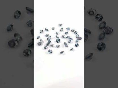 Natural Untreated Blue Sapphire Calibrated Rounds | 2mm