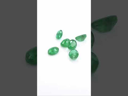 Natural Zambian Emerald Calibrated Ovals | 5x7mm & 6x8mm