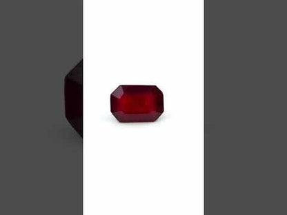 Natural Bangkok Ruby Octagon | 8.32cts