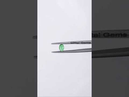 Natural Zambian Emerald Calibrated Cabochon Ovals | 3x5mm & 4x6mm