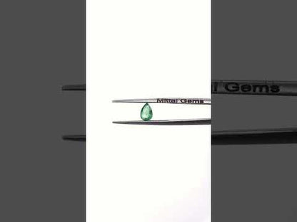 Natural Zambian Emerald Calibrated Pears | 5x7mm & 6x8mm