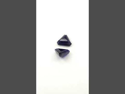 Natural Bangkok Blue Sapphire Calibrated Trillions | 7mm & 8mm