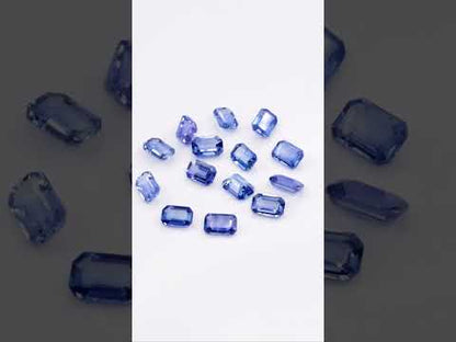Natural Ceylon Untreated Blue Sapphire Calibrated Octagons | 3x5mm & 4x6mm