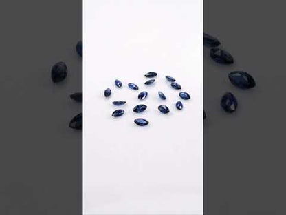 Natural Untreated Blue Sapphire Calibrated Marquise | 2x4mm & 2.5x5mm