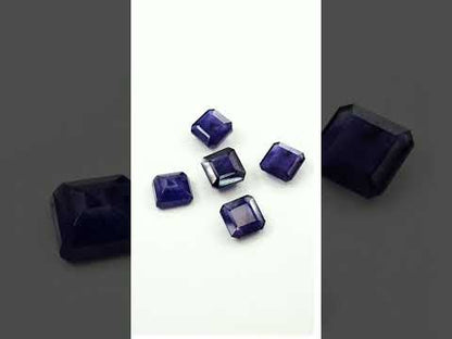 Natural Bangkok Blue sapphire Calibrated Square Octagons | 7mm & 7.5mm