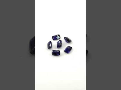 Natural Bangkok Blue sapphire Calibrated Long Cushions | 3x5mm & 4x6mm