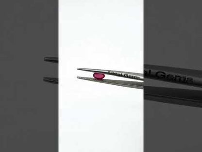 Natural Bangkok Ruby Calibrated Cabochon Ovals | 3x5mm & 4x6mm