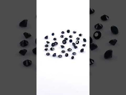 Natural Untreated Blue Sapphire Calibrated Rounds | 2mm