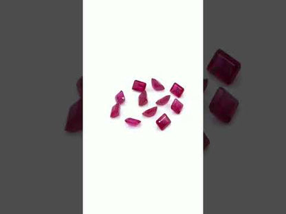 Natural Bangkok Ruby Calibrated Octagons | 5x6mm & 6x7mm