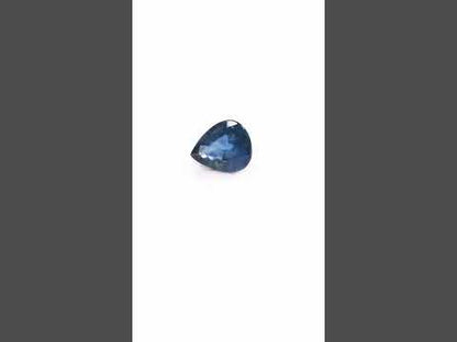 Natural Madagascar Untreated Blue Sapphire Pear 1.72cts