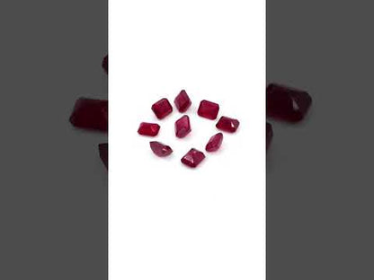 Natural Bangkok Ruby Calibrated Octagons | 5x6mm & 6x7mm