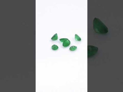 Natural Zambian Emerald Calibrated Pears | 3x4mm & 4x5mm