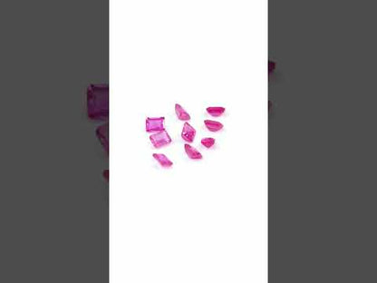 Natural Bangkok Ruby Calibrated Octagons | 3x4mm & 4x5mm
