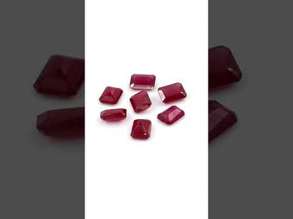 Natural Bangkok Ruby Calibrated Octagons | 6x8mm & 7x9mm