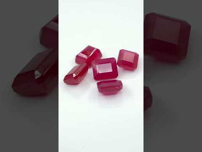 Natural Bangkok Ruby Calibrated Octagons | 9x11mm & 10x12mm