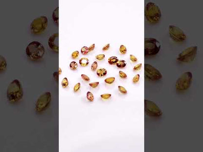 Natural Untreated Orange Sapphire Calibrated Ovals | 3x4mm & 4x5mm