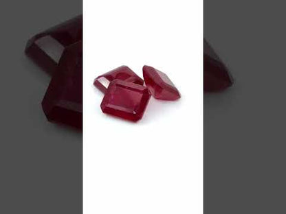 Natural Bangkok Ruby Calibrated Octagons | 10x12mm & 11x14mm