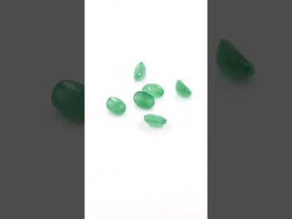 Natural Zambian Emerald Calibrated Ovals | 3x5mm & 4x6mm