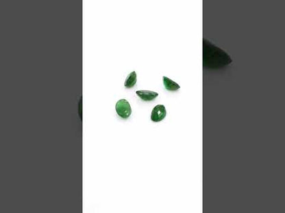 Natural Zambian Emerald Calibrated Ovals | 3x5mm & 4x6mm