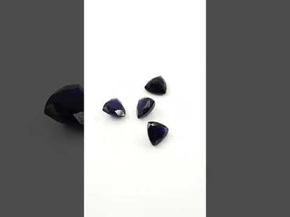 Natural Bangkok Blue sapphire Calibrated Trillions | 8mm & 8.5mm
