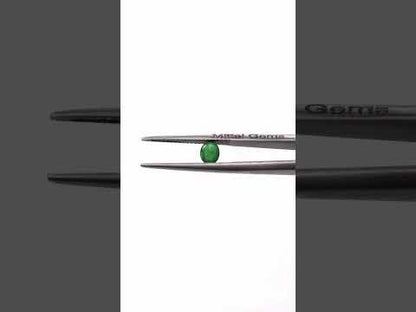 Natural Zambian Emerald Calibrated Ovals | 3x4mm & 4x5mm