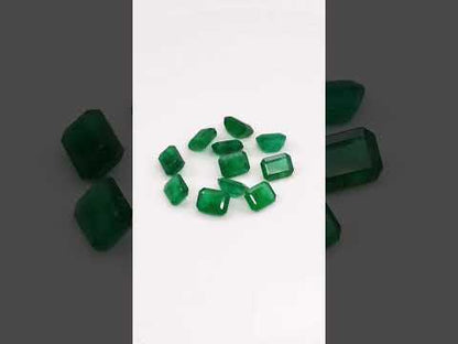 Natural Zambian Emerald Calibrated Octagons | 5x7mm & 6x8mm