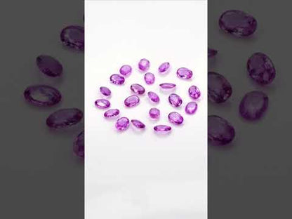 Natural Untreated Pink Sapphire Calibrated Ovals | 3x5mm & 4x6mm