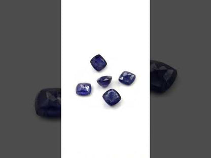 Natural Bangkok Blue Sapphire Calibrated Cushions | 8mm & 8.5mm