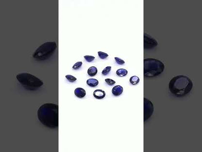 Natural Bangkok Blue Sapphire Calibrated Ovals | 5x7mm & 6x8mm
