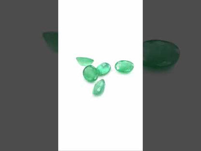 Natural Zambian Emerald Calibrated Ovals | 5x7mm & 6x8mm