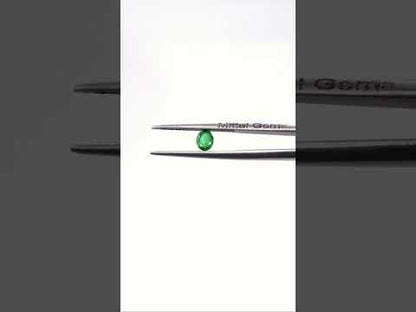 Natural Zambian Emerald Calibrated Ovals | 3x4mm & 4x5mm
