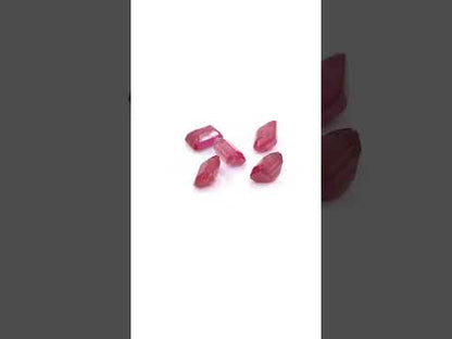 Natural Bangkok Ruby Calibrated Octagons | 5x7mm & 6x8mm