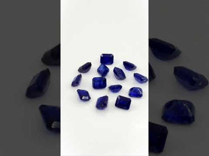 Natural Bangkok Blue Sapphire Calibrated Octagons | 7x8mm & 8x9mm