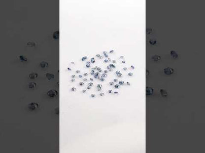 Natural Madagascar Untreated Blue Sapphire Calibrated Rounds | 1mm & 1.25mm