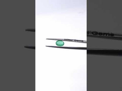 Natural Zambian Emerald Calibrated Ovals | 3x5mm & 4x6mm