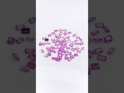 Natural Untreated Pink Sapphire Calibrated Octagons | 3x4mm & 4x5mm
