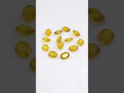 Natural Bangkok Yellow Sapphire Calibrated Ovals | 3x5mm & 6x4mm