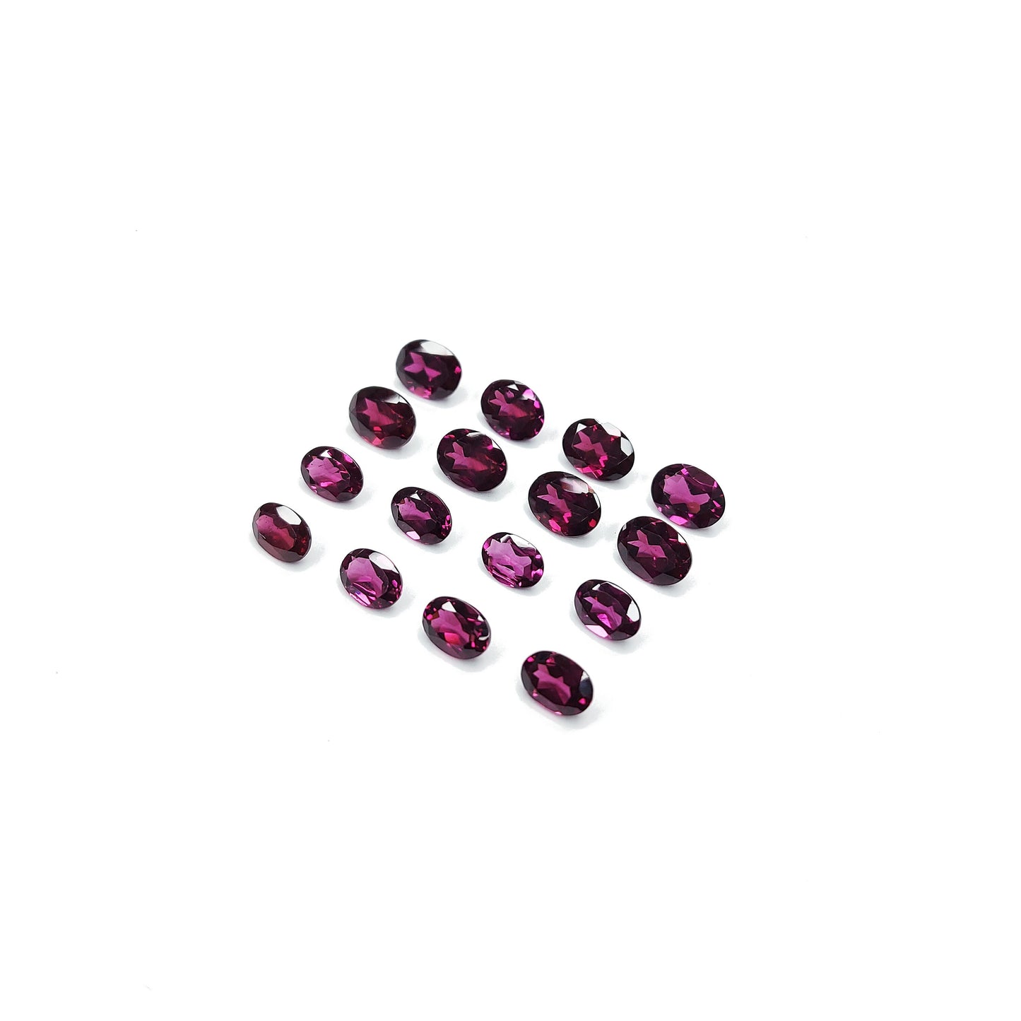 Natural African Rhodolite Calibrated Ovals | 5x7mm & 6x8mm