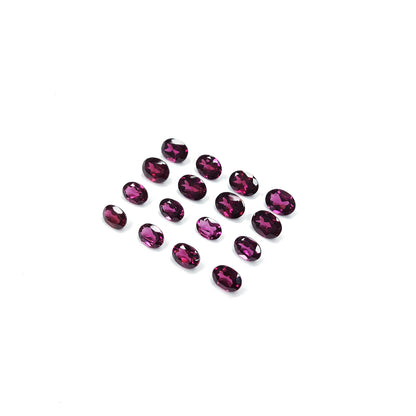 Natural African Rhodolite Calibrated Ovals | 5x7mm & 6x8mm