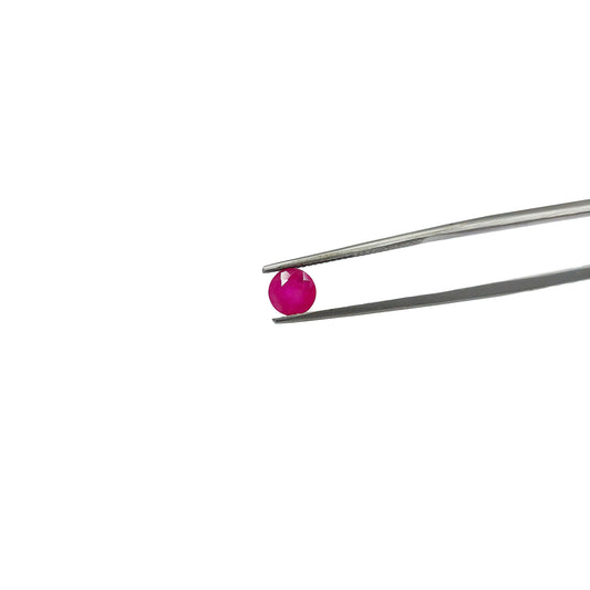 Natural African Untreated Ruby  Calibrated Rounds | 5mm & 6mm