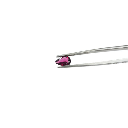 Natural African Rhodolite Calibrated Pears | 4x6mm & 5x7m & 6x8mm