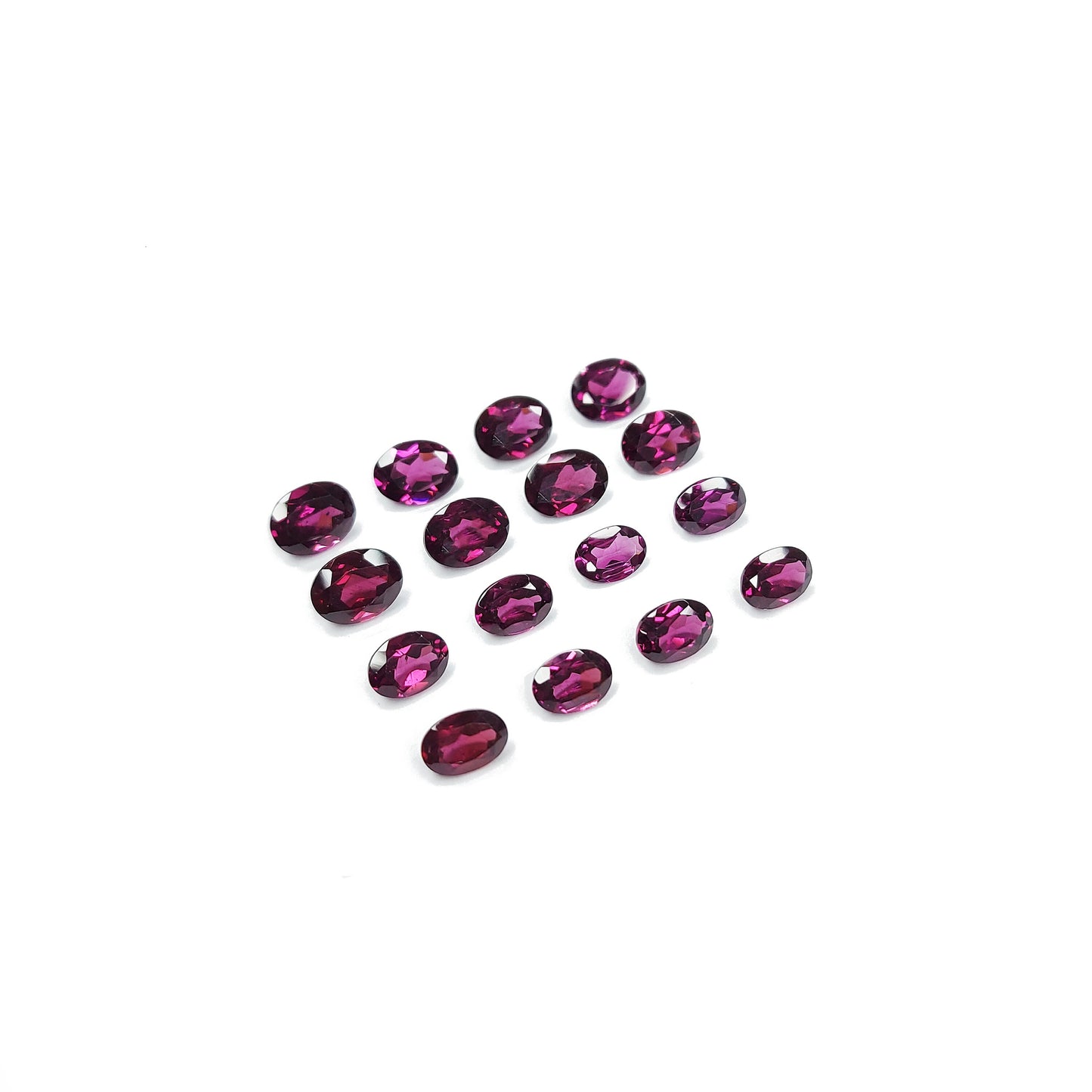 Natural African Rhodolite Calibrated Ovals | 5x7mm & 6x8mm